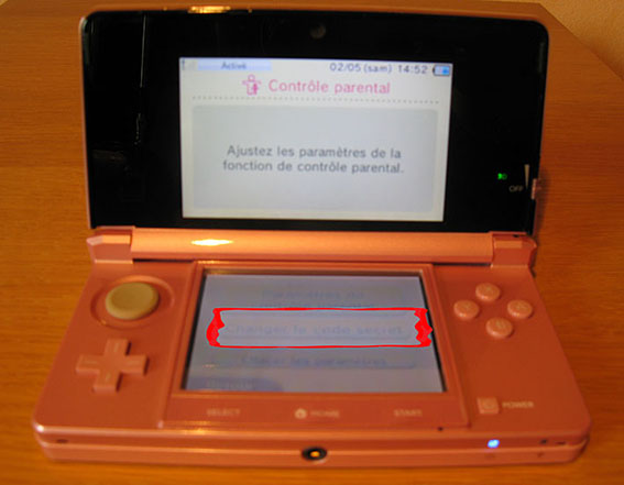 photo12 tuto code parental 3DS
